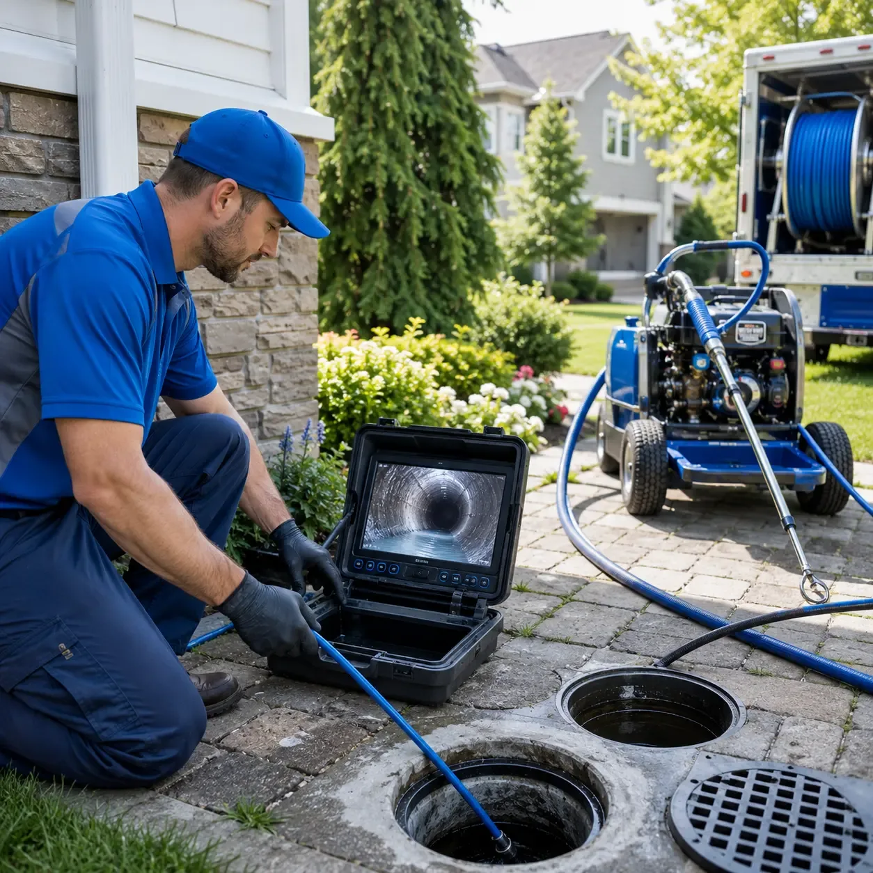 Outdoor drain cleaning professionals serving Jones, OK